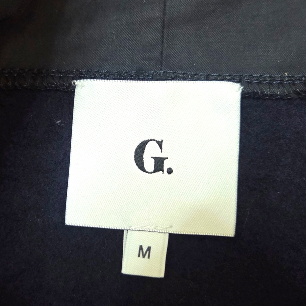 G. Label By Goop Henrietta Sweatshirt Dress Womens Medium Navy Blue Quiet Luxury - Picture 3 of 13